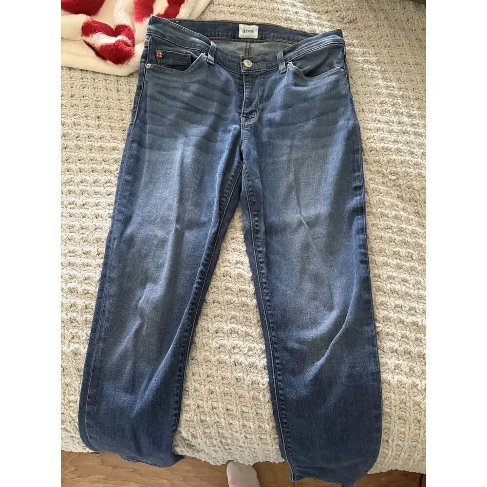 HUDSON Women’s Krista Super Skinny Jeans, Size 30 Medium Wash Blue Denim